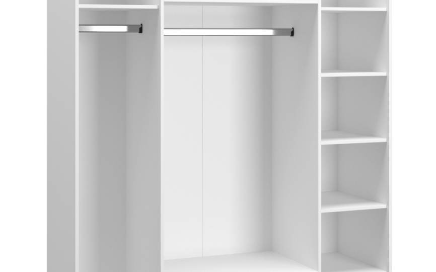 Шкаф с зеркалом «Монблан» МБ-25К