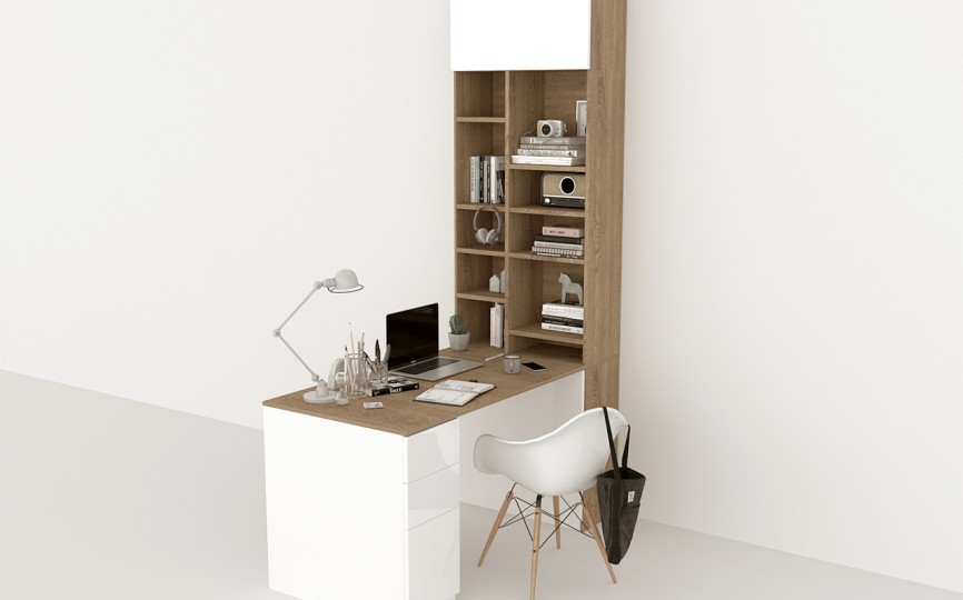 Стол-стеллаж Crisp №1