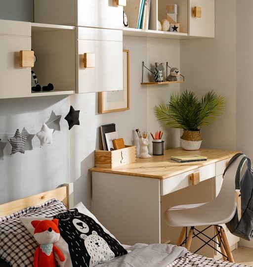 Стол письменный четыре ящика Тимберика Кидс №5