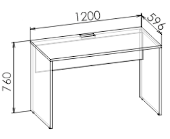 Стол прямой "Fun-Box"
