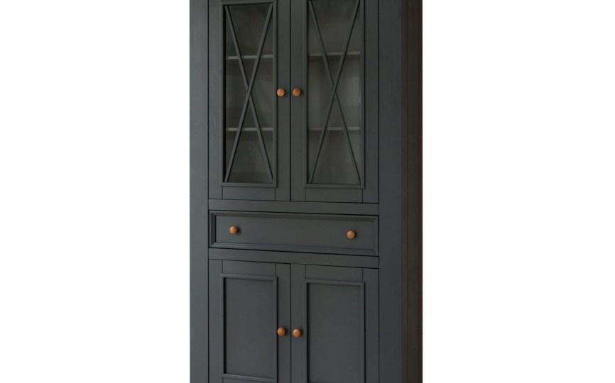 Шкаф для посуды Форест Графит