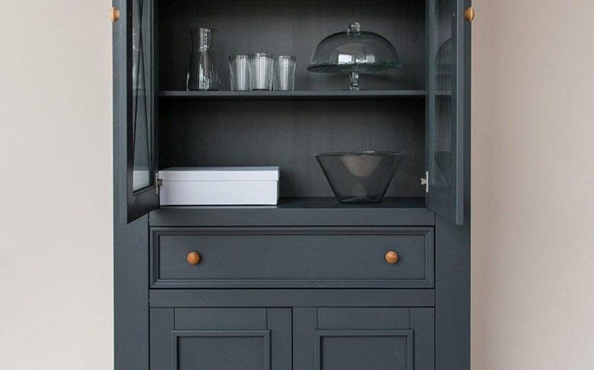 Шкаф для посуды Форест Графит