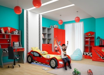 Детская комната "Formula" красная для мальчика