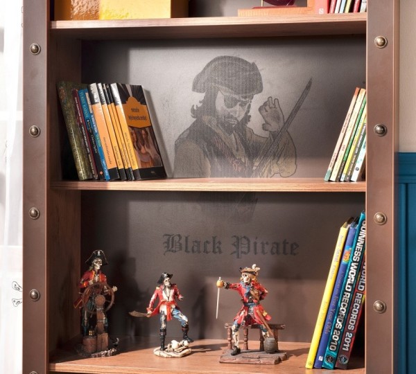 BLACK PIRATE KS-1501 Книжный стеллаж