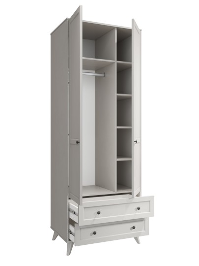 Шкаф 2-х дверный Вильям ВМ-11 кашемир/шарли керамика