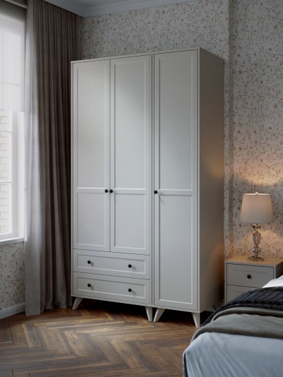 Шкаф 2-х дверный Вильям ВМ-11 кашемир/шарли керамика