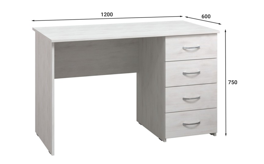 Стол письменный С-111 cосна винтер