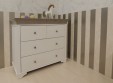 Белая комната для подростка "Бейли" из массива №3