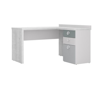 Стол прямой с угловым модулем Смарти Вайт Стол прямой с угловым модулем Смарти Вайт