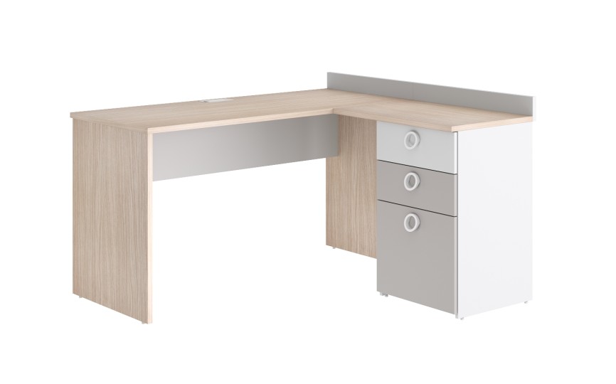 Стол прямой с угловым модулем Смарти 