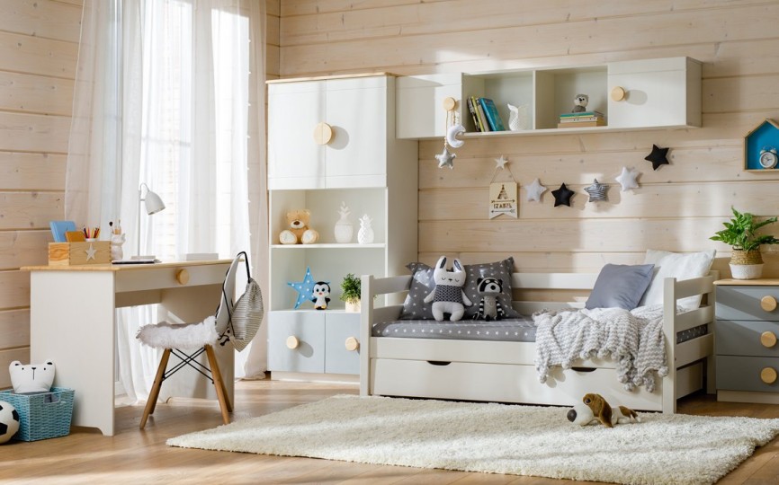 Стол письменный на сплошных опорах Тимберика Кидс №7