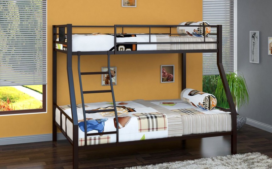 Металлическая двухъярусная кровать "Гранада-1"