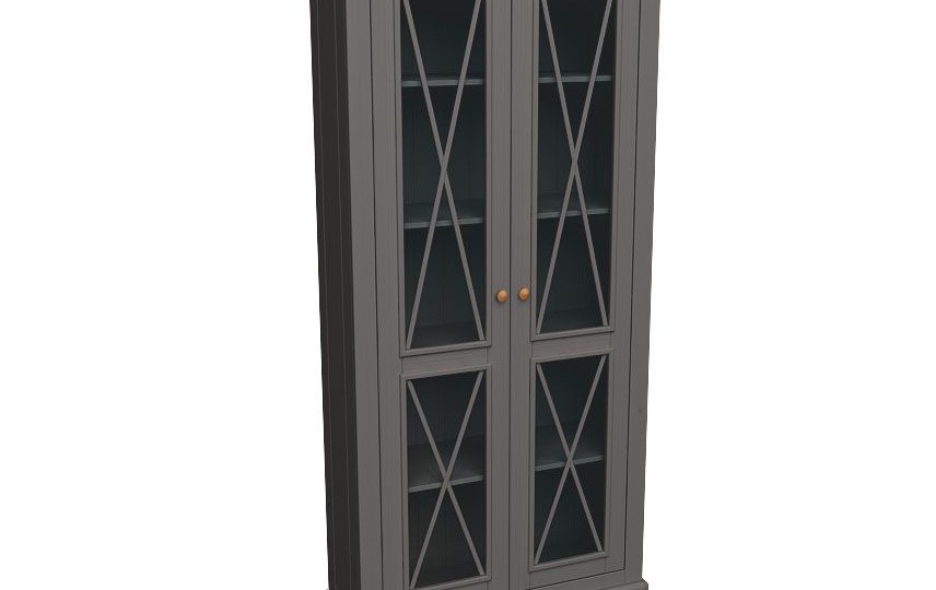 Витрина Форест Графит, 2 двери