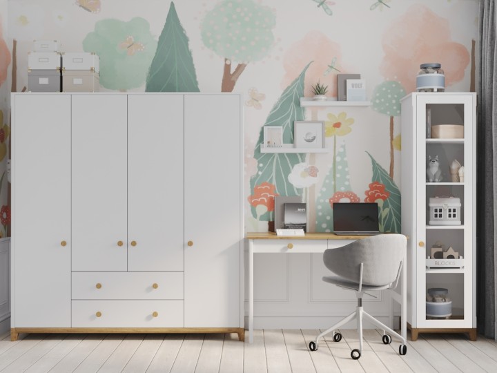 Шкаф 4-х дверный Наоми 12, с двумя ящиками Шкаф 4-х дверный Наоми 12, с двумя ящиками