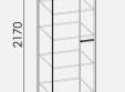 Шкаф-пенал Сплит ШП Шкаф-пенал Сплит ШП