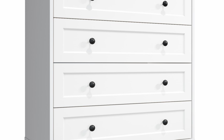 Комод Вильям ВМ-12 белый бриллиант/бланж