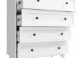 Комод Вильям ВМ-12 белый бриллиант/бланж