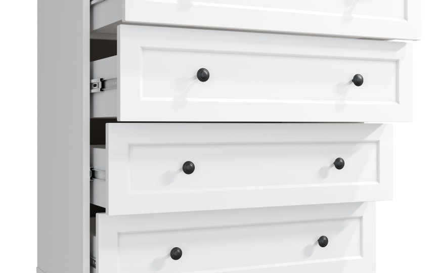 Комод Вильям ВМ-12 белый бриллиант/бланж