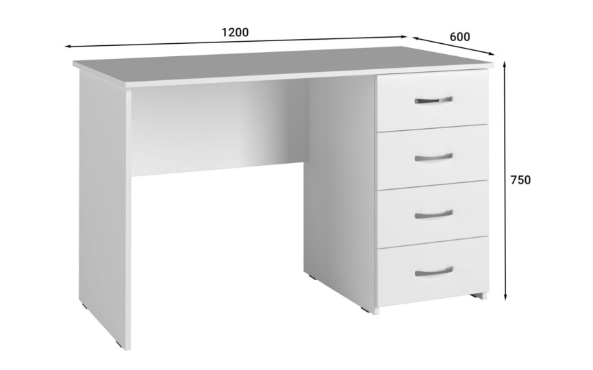 Стол письменный С-111 Белый