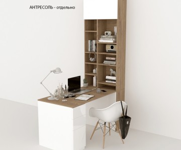 Антресоль на стол-стеллаж Crisp