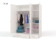 Шкаф 3-х дверный "Formula" белый для мальчика 