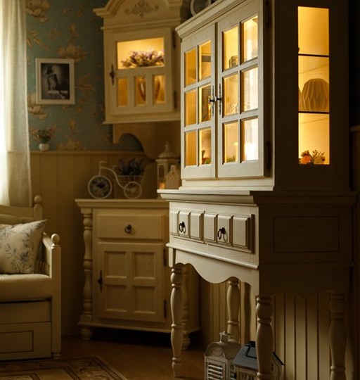 Сервант консоль двухдверный Валенсия 2-26 на высоких ножках