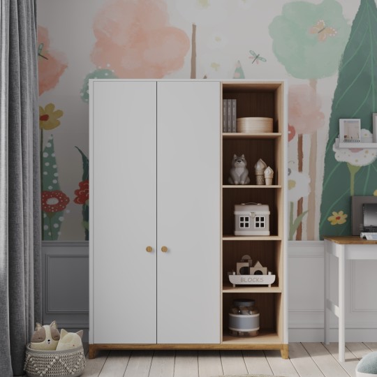 Шкаф 3-х дверный Наоми 13 с отсеком для книг Шкаф 3-х дверный Наоми 13 с отсеком для книг