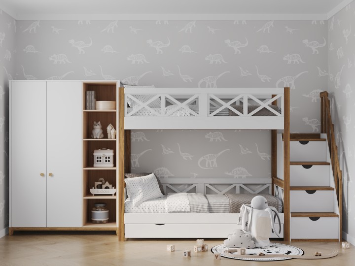 Шкаф 3-х дверный Наоми 13 с отсеком для книг Шкаф 3-х дверный Наоми 13 с отсеком для книг