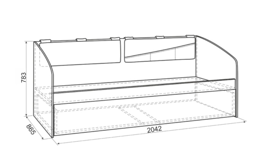 Кровать-тахта "Энерджи" Кровать-тахта "Энерджи"