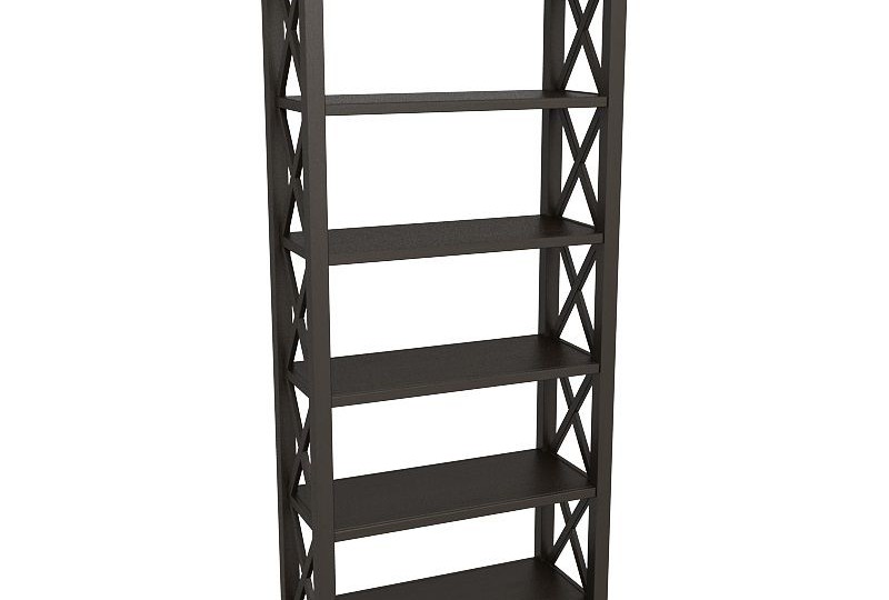 Стеллаж  Форест Графит сквозной