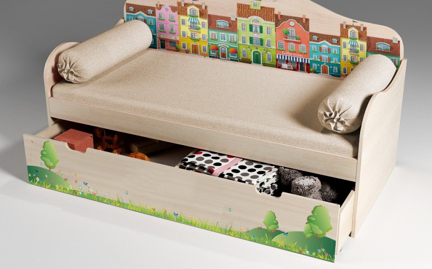 Детская кровать "Волшебный город"