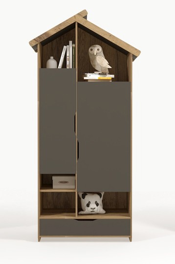 Шкаф 2х дверный высокий из серии Домик 