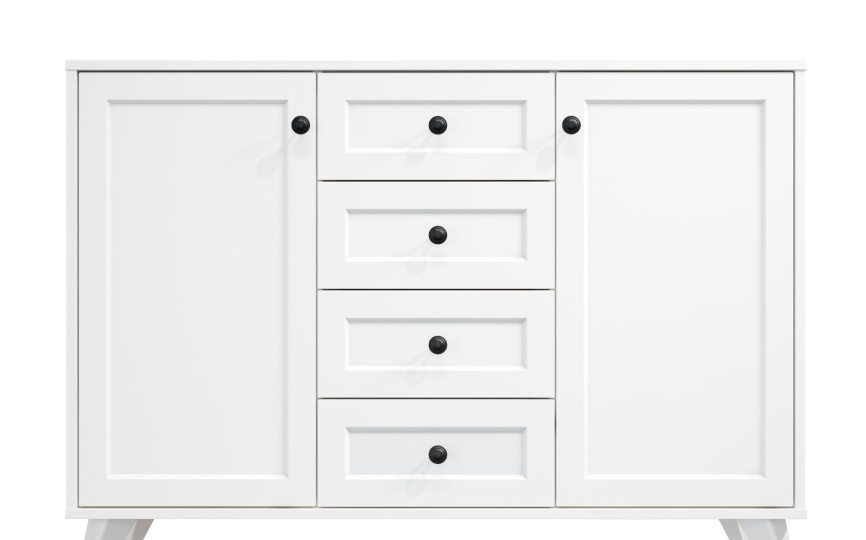 Комод Вильям комбинированный ВМ-13 белый бриллиант/бланж