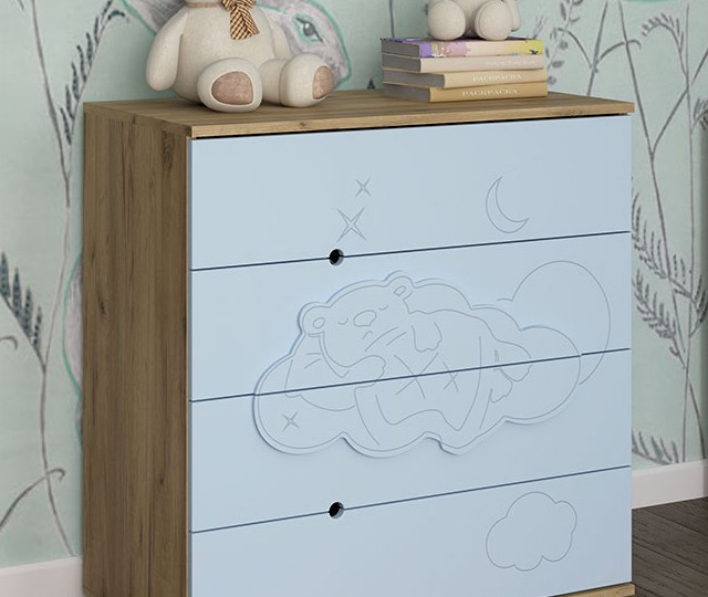 Комод Мишки на облаке