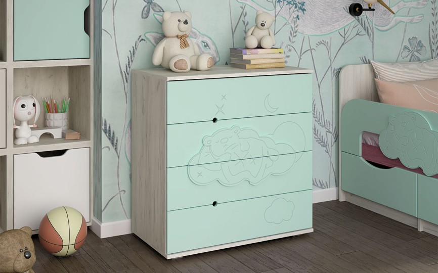 Комод Мишки на облаке