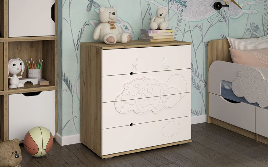 Комод Мишки на облаке