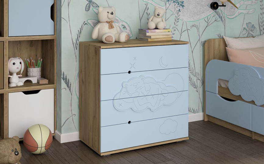 Комод Мишки на облаке