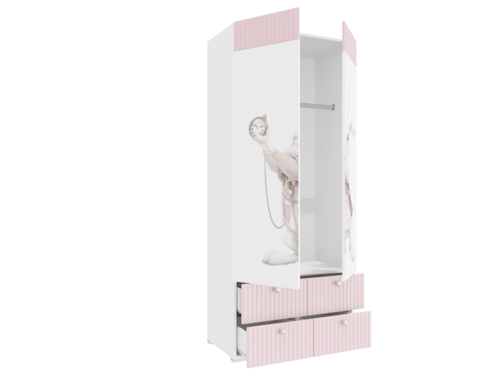 Шкаф двухдверный Алиса платяной