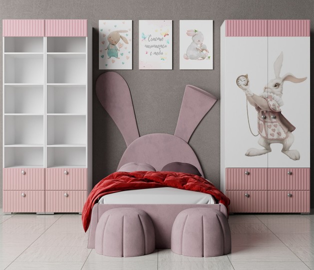 Шкаф двухдверный Алиса платяной