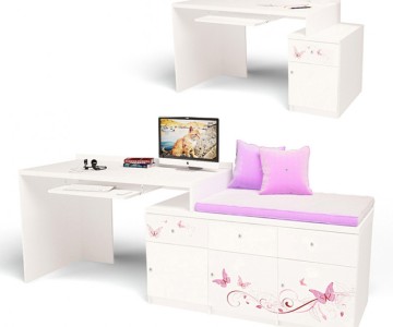 Модуль со столом "Фея" без/со стразами Swarovski