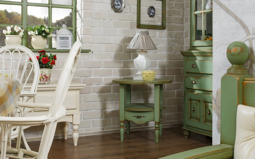 Тумба круглая Валенсия 2-29 на высоких ножках