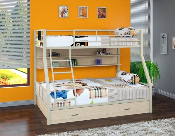 Металлическая двухъярусная кровать "Гранада 1ПЯ"