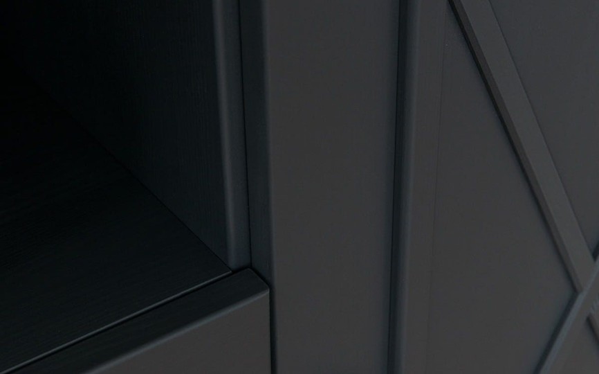 Комод Форест Графит, 2 двери, 2 ящика