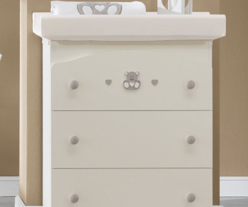 Комод пеленальный Erbesi Charly (Чарли) с ванночкой