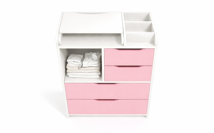 Комод пеленальный из серии Домик белый Комод пеленальный из серии Домик белый