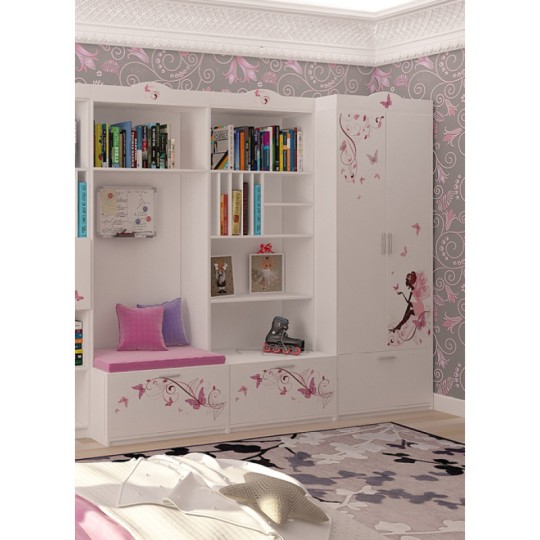 Стеллаж широкий "Фея" без/со стразами Swarovski №1