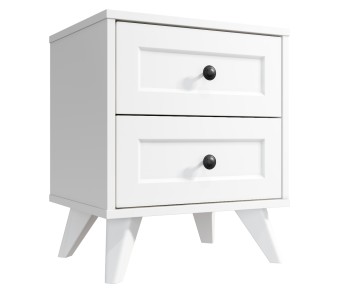 Тумба прикроватная Вильям ВМ-14 белый бриллиант/бланж