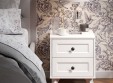 Тумба прикроватная Вильям ВМ-14 белый бриллиант/бланж