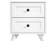 Тумба прикроватная Вильям ВМ-14 белый бриллиант/бланж