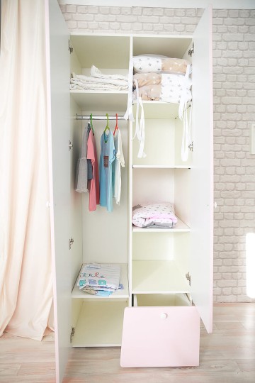 Шкаф 2-х дв. с ящиком Диагональ МДФ софт